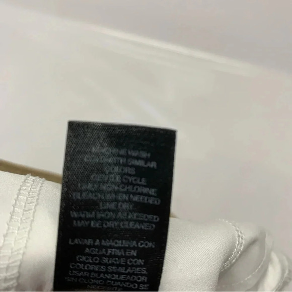 Chicos So Slimming 0.5 Pants Small/6 Beigh Straight Leg Front Zip Pockets Work - Picture 9 of 12